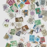 Tp 1002a lot de 100 timbres postes egypte neufs obliteres 1
